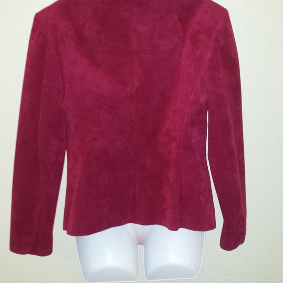 Adolph Schuman for Lilli Ann Pink Suede Blazer - Picture 10 of 11